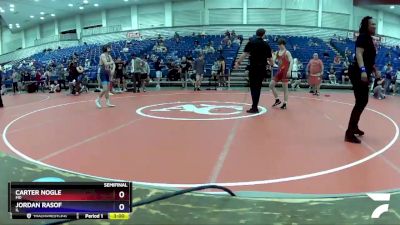 132 lbs Semifinal - Carter Nogle, MD vs Jordan Rasof, IL