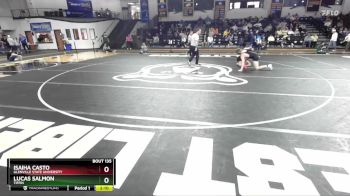 184 lbs Cons. Semi - Isaiha Casto, Glenville State University vs Lucas Salmon, Tiffin