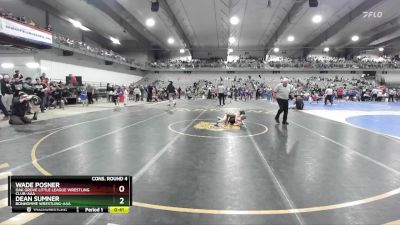 60 lbs Cons. Round 4 - Dean Sumner, Bonhomme Wrestling-AAA  vs Wade Posner, Oak Grove Little League Wrestling Club-AAA