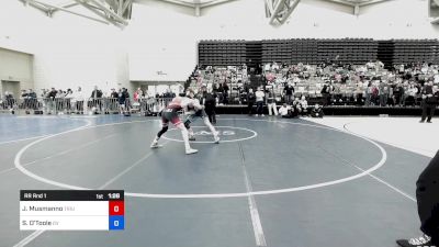 Rr Rnd 1 - Justin Musmanno, Triumph Trained vs Sean O'Toole, Delaware Valley