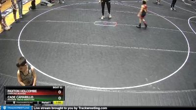 49 lbs Round 4 - Cade Camarillo, Eastside Youth Wrestling vs Paxton Holcombe, Carolina Reapers