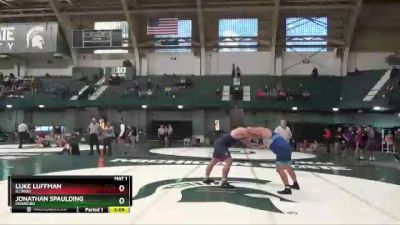 285 lbs Cons. Semi - Jonathan Spaulding, Edinboro vs Luke Luffman, Illinois