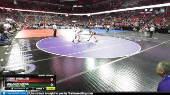 D1-138 lbs Champ. Round 1 - Henry Niebauer, Hortonville vs Sullivan Ramos, Kenosha Indian Trail