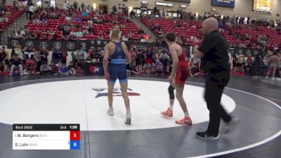 57 kg Final - Weston Borgers, Beast Mode Wrestling vs Gage Lohr, Berge Elite Wrestling Academy