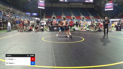 132 lbs Cons Semi - Carter Nogle, Maryland vs Matthew Beem, Iowa