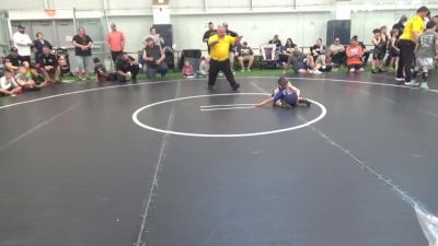 50 lbs Round 1 - Gabriella DiVello, 84 Athletes (VA) vs Cainen Robinson, West Virginia Wild