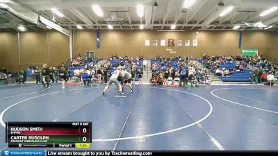 210 lbs Quarterfinal - Carter Rudolph, Fremont Wrestling Club vs Hudson Smith, Empire