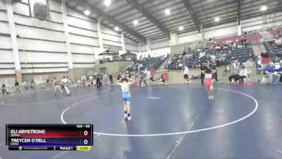 65 lbs 1st Place Match - Eli Armstrong, Idaho vs Treycen O`Dell, Utah