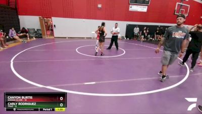 107 lbs Finals (2 Team) - Canyon Burtis, Kansas Silver vs Carly Rodriguez, TMNT