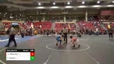 70 lbs Cons. Round 3 - Jace Tyler Manning, Maize Wrestling Club vs Luca Grasso, MWC Wrestling Academy