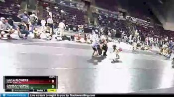 45 lbs Round 3 (4 Team) - Layla Flowers, CO All Star vs Danikah Gomez, Arizona Girls Wrestling