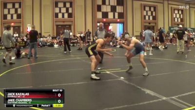 130 lbs Finals (8 Team) - Jack Kazalas, EsteBuilt WC vs Jake Chambers, Southern Regional