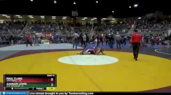 170 lbs Semis & 1st Wrestleback (8 Team) - Paul Clark, 2/1A Lowell vs Gannon Lewis, 2/1A Jefferson