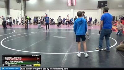 55 lbs Quarterfinal - Graham Haywood, Chelsea Wrestling vs Gabriel Johnson, Techfall Wrestling Club