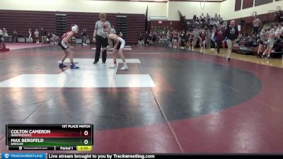77-81B 1st Place Match - Colton Cameron, Independence vs Max Bergfeld, Drexler