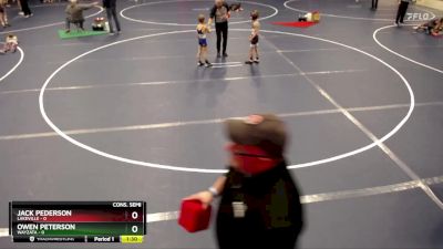 48 lbs Semis & 1st Wrestleback (8 Team) - Jack Pederson, Lakeville vs Owen Peterson, Wayzata