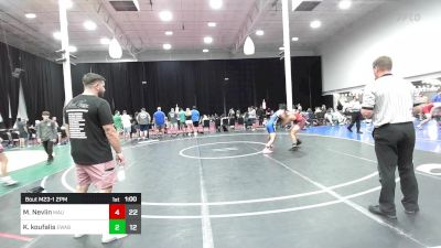 167 lbs Rr Rnd 1 - Max Nevlin, Mauraders vs Kosta Koufalis, Empire Wrestling Academy Black