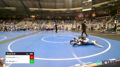 76 lbs Round Of 32 - Blake Goucher, Prodigy Elite vs Wheston Moudy, Division Bell Wrestling