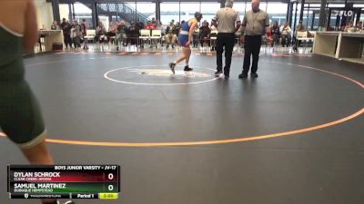 JV-17 lbs Round 3 - Samuel Martinez, Dubuque Hempstead vs Dylan Schrock, Clear Creek-Amana