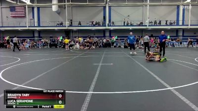 84 lbs Finals (2 Team) - Luca Seramone, Kraken vs Braidyn Taby, Rampage