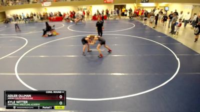 108 lbs Cons. Round 4 - Kyle Witter, Owatonna Wrestling Academy vs Adler Ollman, Anoka Youth Wrestling