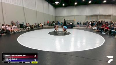 110 lbs Round 2 (6 Team) - Ramsey Brandenburg, Wisconsin vs Zoe Delgado, Florida