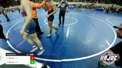 155 lbs Round Of 32 - Carter Macha, Predator Wrestling vs JaKoby Petree, Cowboy Wrestling Club