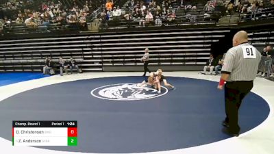 Champ. Round 1 - Zack Anderson, Syracuse vs Dax Christensen, Bingham