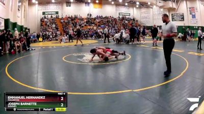 113 lbs Cons. Round 5 - Emmanuel Hernandez, Fullerton vs Joseph Barnette, Downey