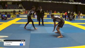 Frank Rosenthal vs Brandon Woodly 2018 World IBJJF Jiu-Jitsu No-Gi Championship