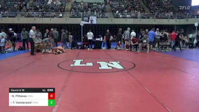 120 lbs Round Of 16 - Niko Pittakas, Ambler, PA vs Tanner Vanderpool, Towanda, PA