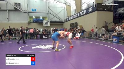 125 kg Round Of 64 - Jeric Kasunic, DCAC vs Drew Kasper, Blue Blood Wrestling Club