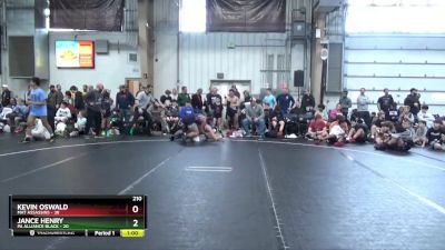 210 lbs Round 5 (8 Team) - Kevin Oswald, Mat Assassins vs Jance Henry, PA Alliance Black