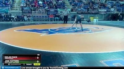 113 lbs Cons. Round 1 - Jake Mattern, West Fargo Sheyenne vs Nolan Mack, Fargo Davies