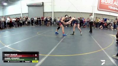 149 lbs Quarterfinal - Darek Kennedy, Poquoson Athletic Association vs Noah Teague, Pit Bull Wrestling Academy