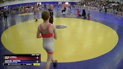 106 lbs Semifinal - Jack Lovell, COWA vs Samuel Barton, Roseburg Mat Club