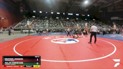 4A-170 lbs 5th Place Match - Nolan Hornecker, Natrona County vs Drayden Johnson, Thunder Basin