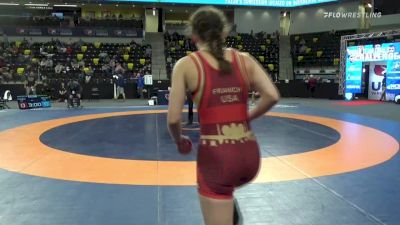 53 kg 3rd Place - Haley Franich, Air Force Regional Training Center vs Ronna Heaton, Sunkist Kids Wrestling Club