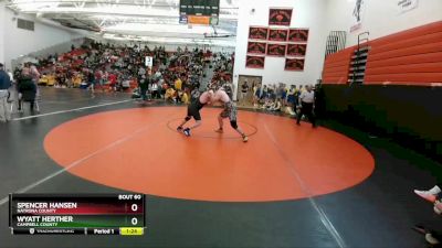 285B Round 1 - Spencer Hansen, Natrona County vs Wyatt Herther, Campbell County