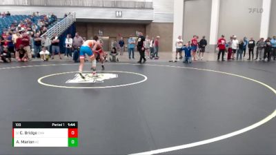 109 lbs Cons. Round 4 - Case Bridge, Contenders Wrestling Academy vs Alekh Marion, Kalamazoo Central