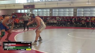 285 lbs 1st Place Match - Carl DiGiorgio, Coast Guard vs Reid Garrison, Merchant Marine