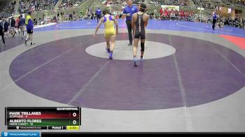122 lbs Quarterfinals (8 Team) - Alberto Flores, Crook County vs Mark Trillanes, Scappoose