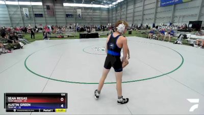 138 lbs Placement Matches (16 Team) - Sean Regas, Team Oregon vs Austin Green, TEAM NC