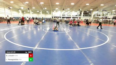 56 lbs Consi Of 8 #1 - Brynn Lincoln, None vs Laertes Panagiotidis, Empire WC