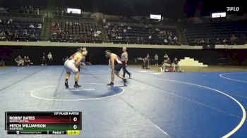 285 lbs 1st Place Match - Robby Bates, North Central vs Mitch Williamson, Wartburg