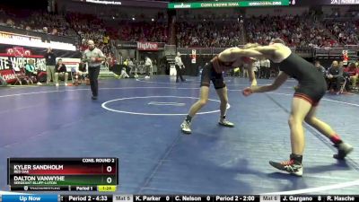 2A-126 lbs Cons. Round 2 - Dalton VanWyhe, Sergeant Bluff-Luton vs Kyler Sandholm, Red Oak