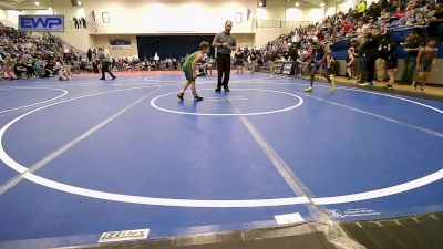 64 lbs Quarterfinal - Uzziah Clark, HURRICANE WRESTLING ACADEMY vs Dominick Guerrero, Brushy Wrestling Club