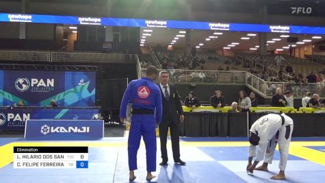 LUCAS HILARIO DOS SANTOS vs CAIO FELIPE FERREIRA DA SILVA 2024 Pan Jiu Jitsu IBJJF Championship