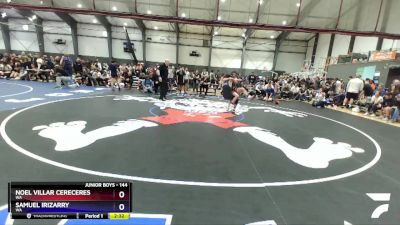 144 lbs Cons. Round 2 - Noel Villar Cereceres, WA vs Samuel Irizarry, WA