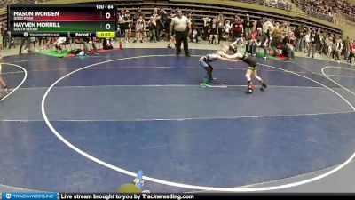 64 lbs Quarterfinal - Hayven Morrill, South Sevier vs Mason Worden, Gold Rush